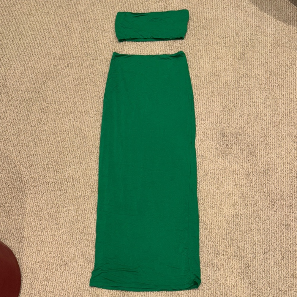 Fashion Nova Green 2 Piece Set